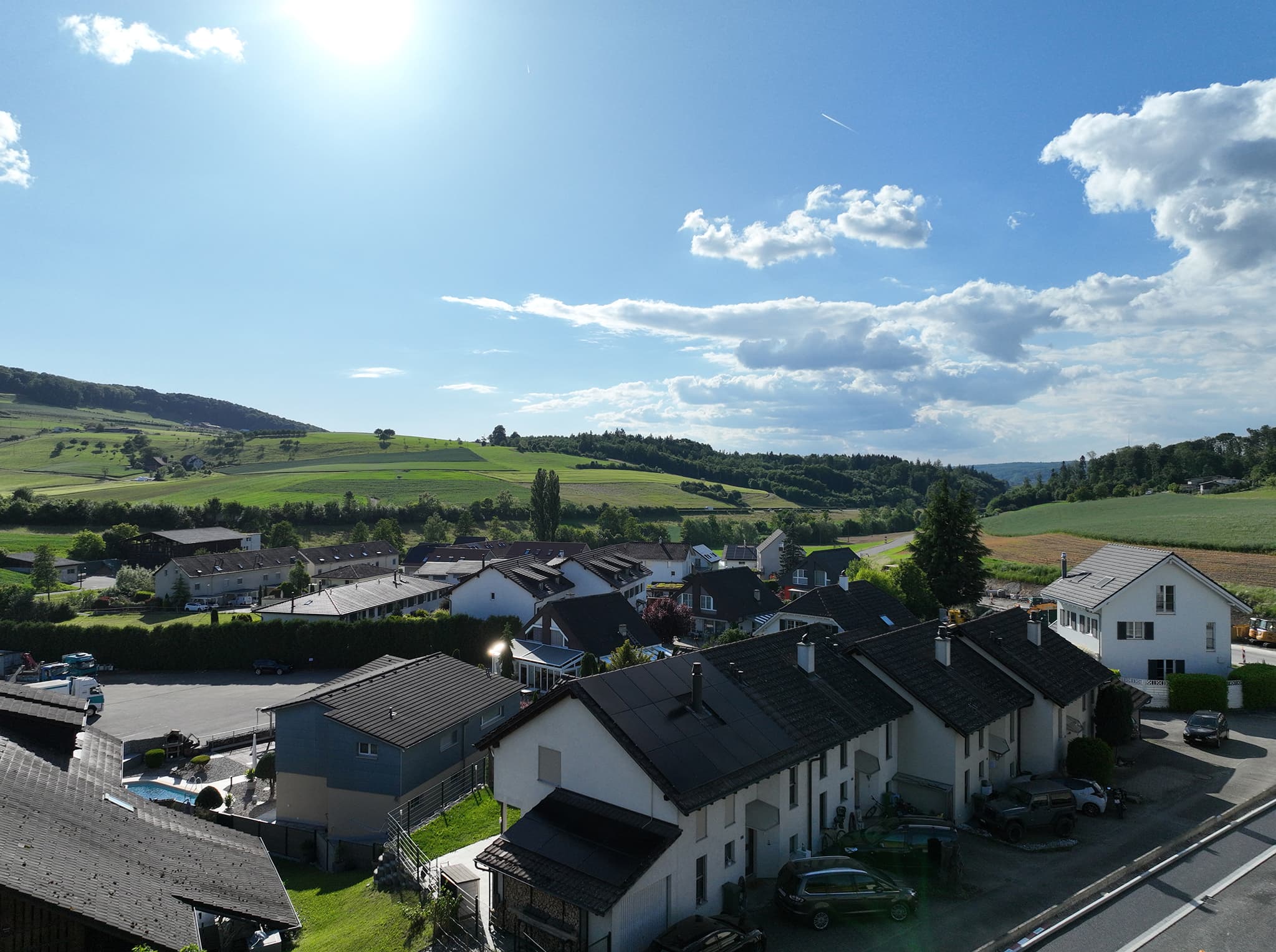 Arisdorf Linden Mühle Aussicht
